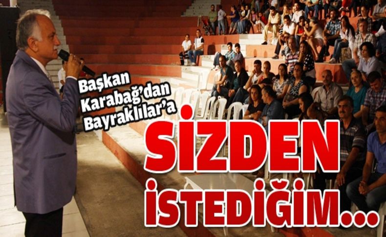 Başkan Karabağ’dan hafta sonu mesaisi