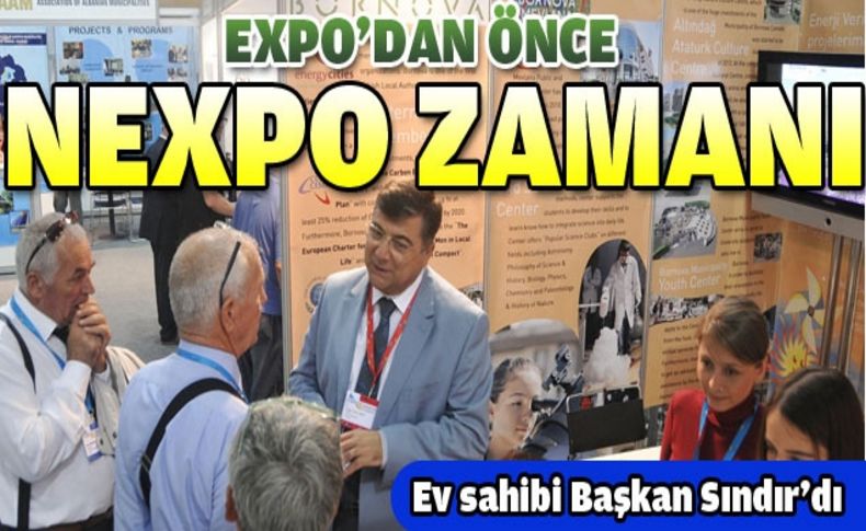 Başkan Sındır NEXPO’da ev sahipliği yaptı