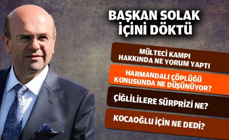 Başkan Solak içini döktü