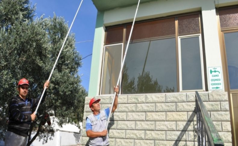 Başkan ve Müftü köyde çalışmaları yerinde izledi