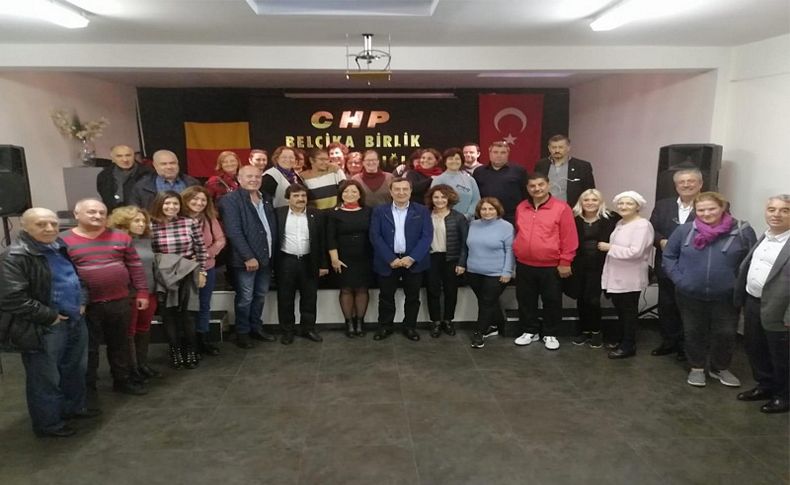 Başkan Batur, CHP Belçika Birliğini ziyaret etti