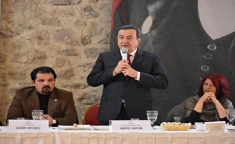 Batur, meclis üyesi adayları ile bir araya geldi