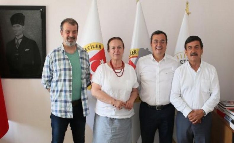 Batur ve Moroğlu'ndan İGC'ye ziyaret