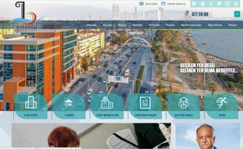 Bayraklı Belediyesi web sitesi yenilendi