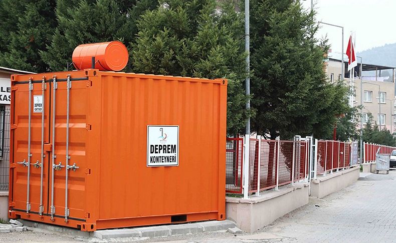 Bayraklı'da 'deprem konteyneri' sayısı yükseltidi