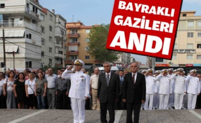 Bayraklı Gazileri andı