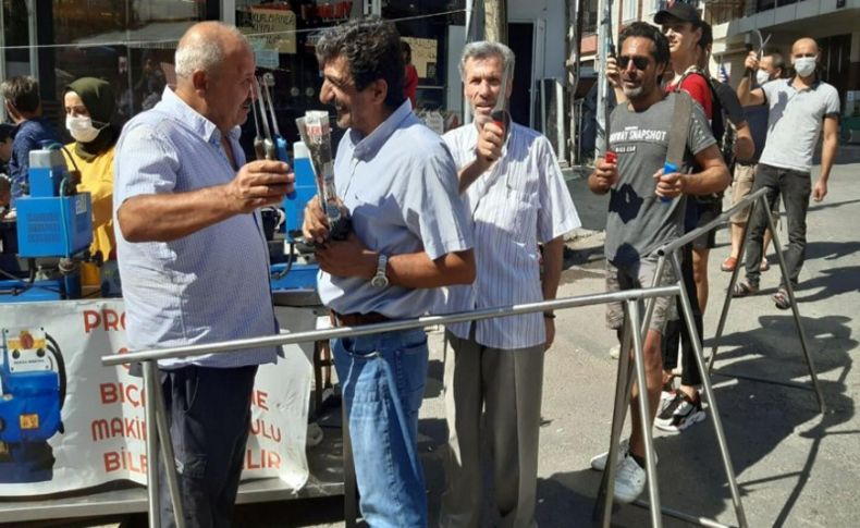 Bayram öncesi bıçak bileme yoğunluğu