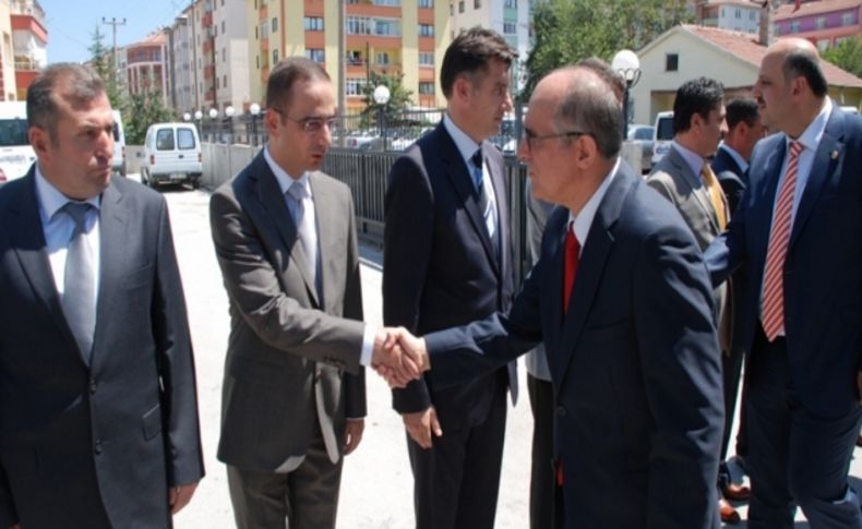 Bayramlaşma programına yoğun katılım