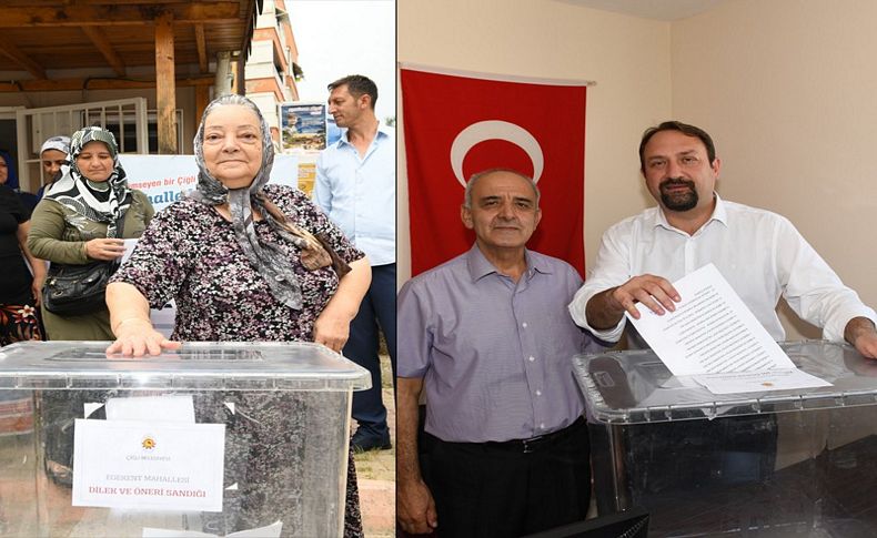 Belediye bir ilke daha imza attı! Çiğli'de sandıklar kuruldu