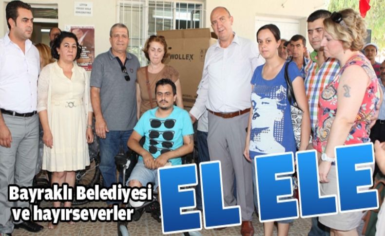 Belediye hayırsever el ele