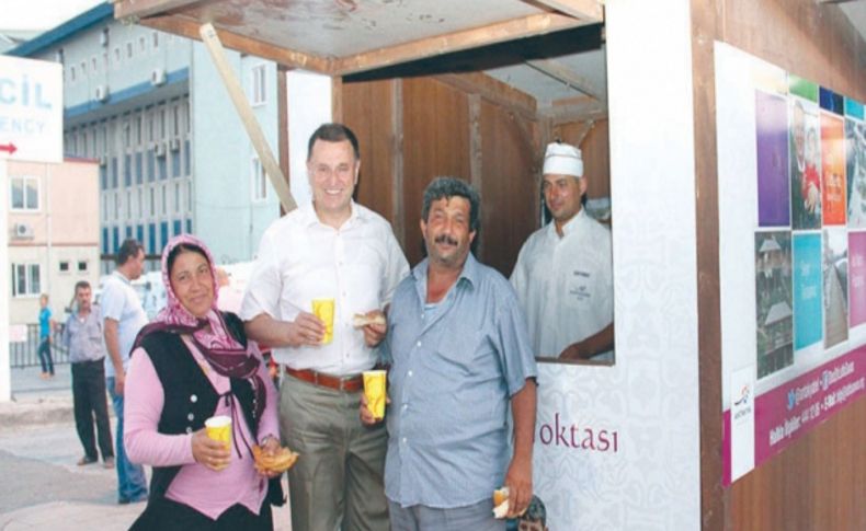Belediyeden hasta yakınlarına iftarda çorba ikramı
