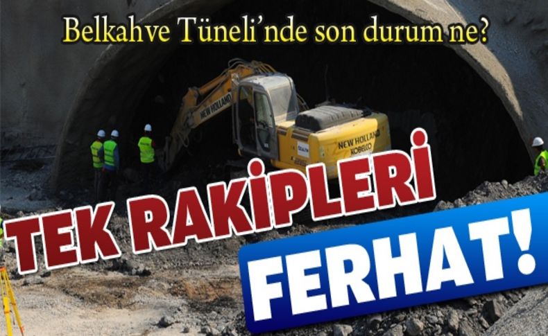 Belkahve Tüneli'nde çalışmalar hızlandı