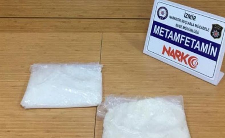 Bergama'da 160 gram metamfetamin ele geçirildi