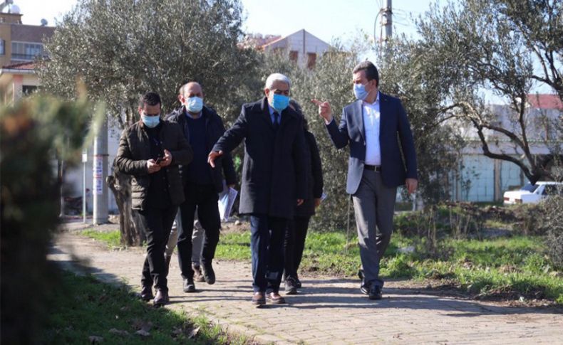 Bergama’da Zeytin Park için düğmeye basıldı