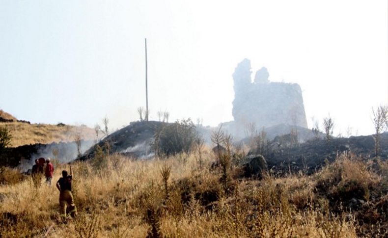 Bergama Antik Kenti'nde yangın paniği!