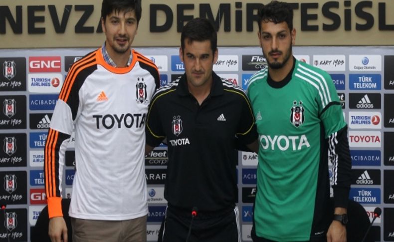 Beşiktaş'ta yeni kaleciler için imza töreni düzenlendi