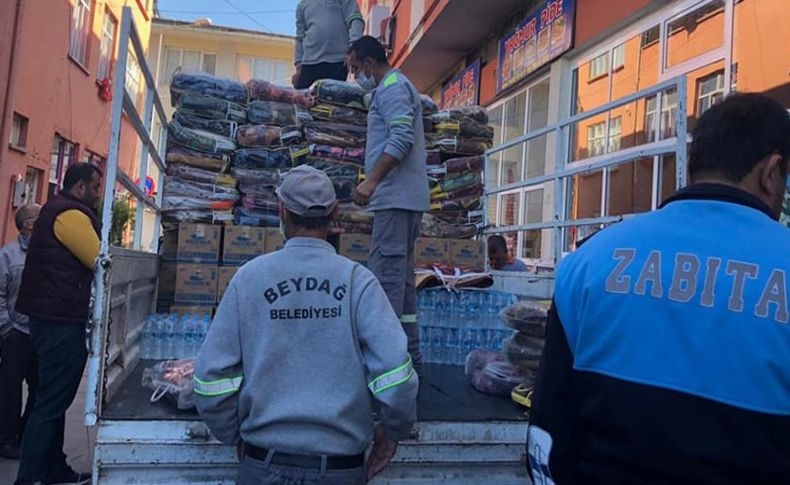 Beydağ halkı depremzedeler için teyakkuzda