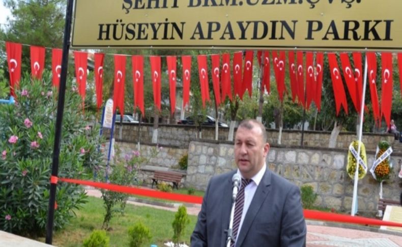 Bigadiç'te Şehit Uzman Çavuş Hüseyin Apaydın Parkı açıldı