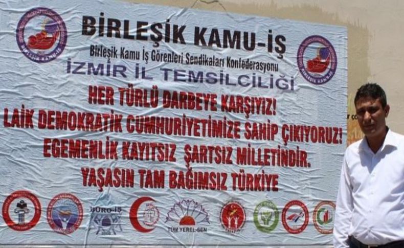 Bilboardlardan darbeye kınama