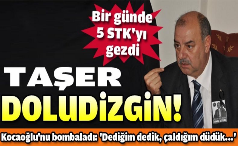 Bir günde 5 STK'yı gezdi