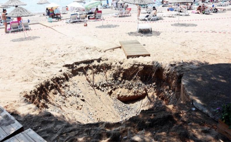 Bodrum yine sallandı! Plajda korkutan görüntü