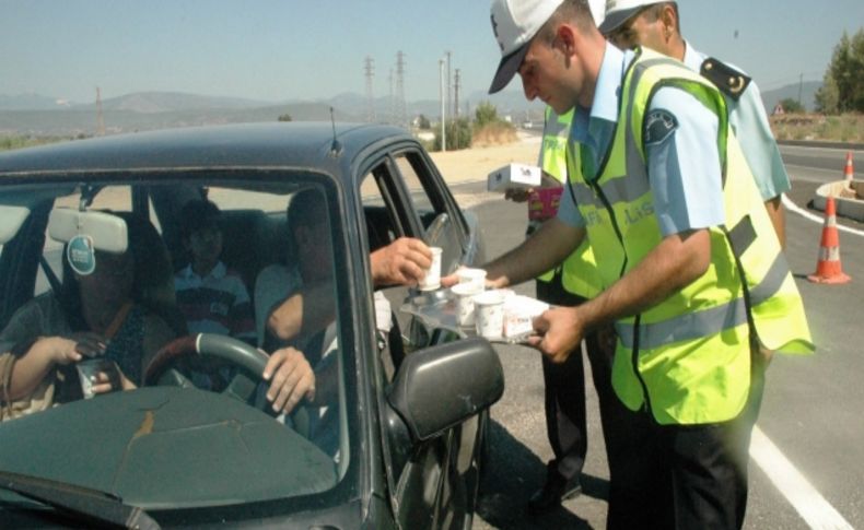 Bodrum’da bayram trafiği havadan denetleniyor