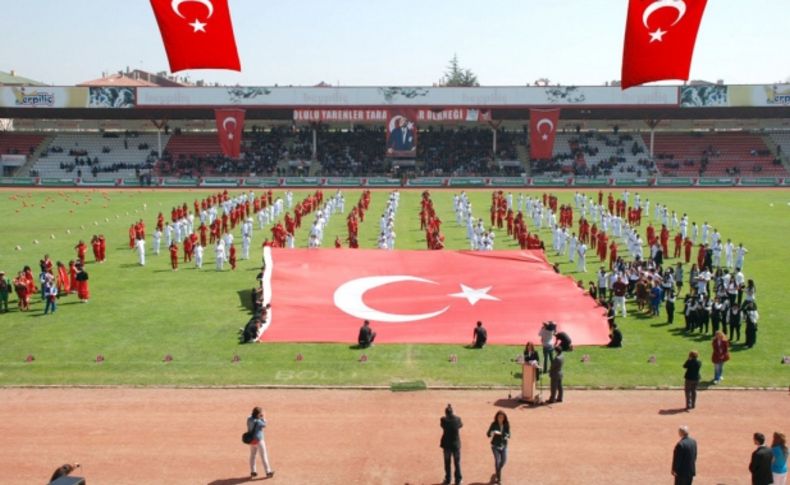 Bolu'da coşkulu 23 Nisan kutlaması