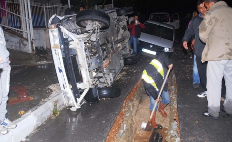 Bomba değil isale hattı patladı