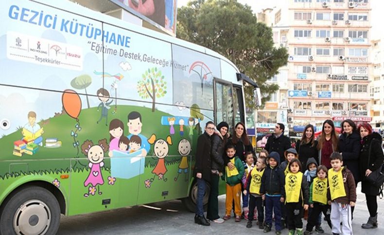 Gezici Kütüphane yarı yıl tatili boyunca Bornova’da