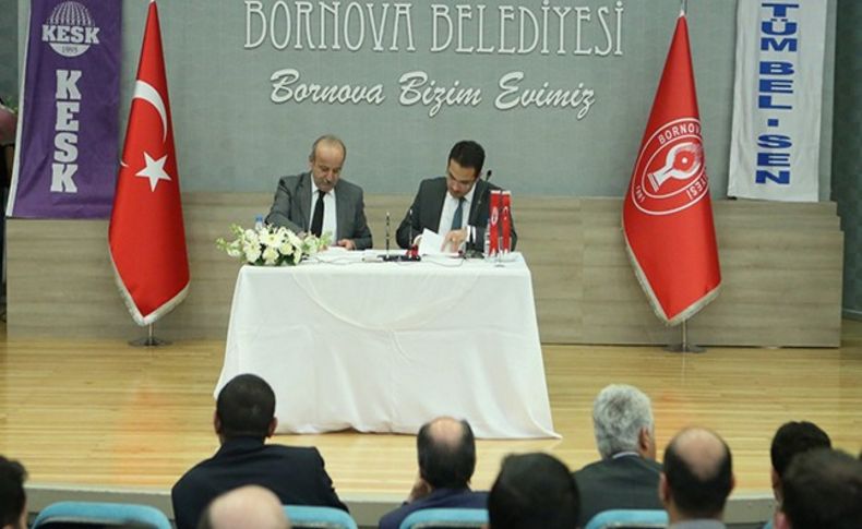 Bornova Belediyesi emekçinin yanında