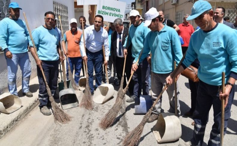 Bornova'da bahar temizliği