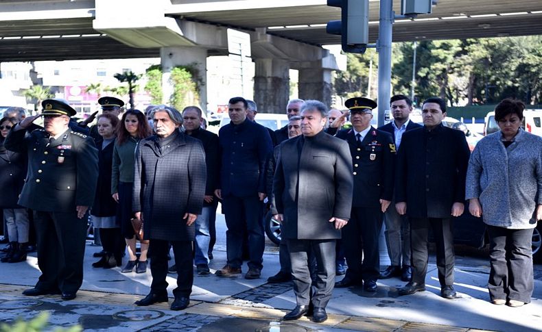 Bornova’da Çanakkale Şehitleri resmi törenle anıldı