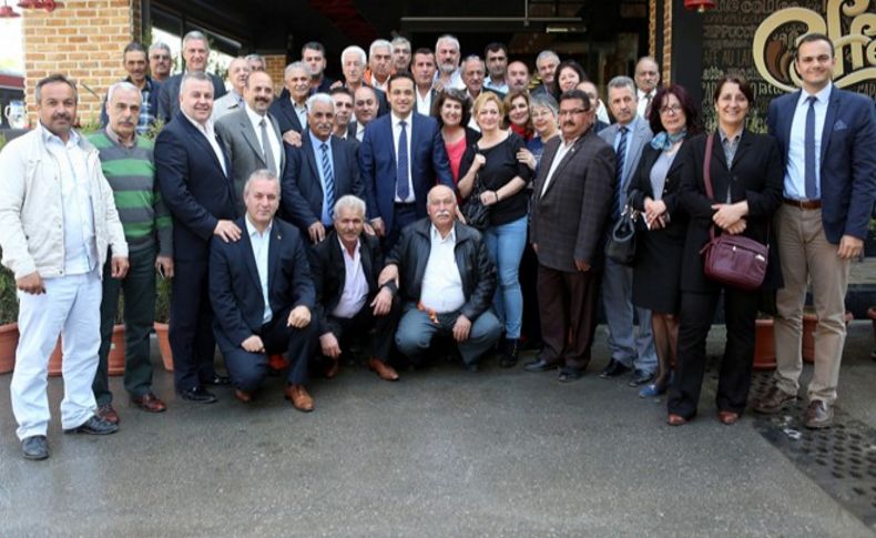 Bornova'da muhtarlara büyük destek