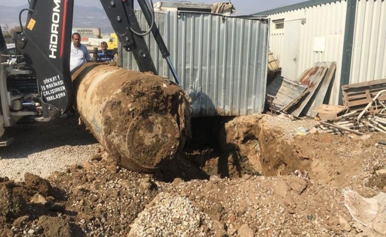 Bornova'da toprak altına gizlenmiş durumda bulundu