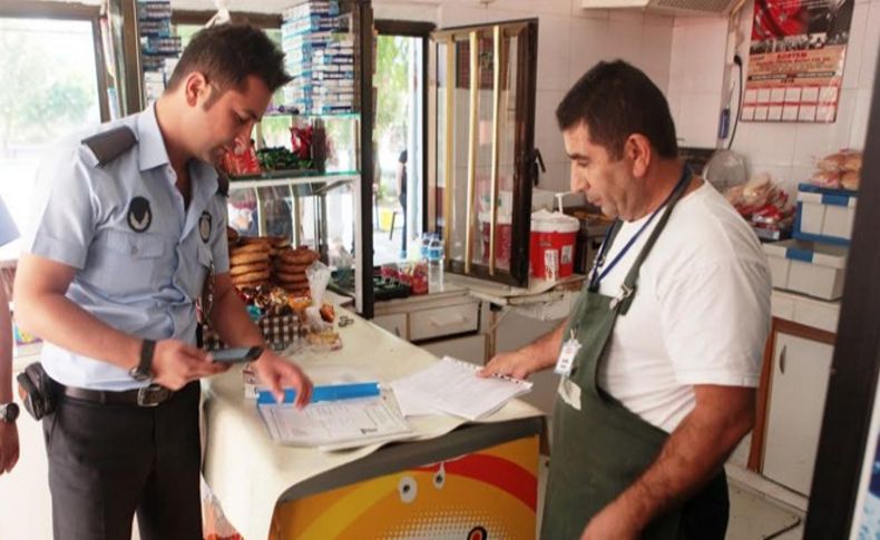 Bornova'da zabıtadan sıkı denetim