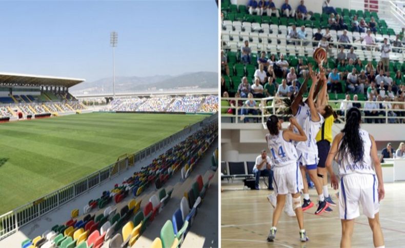 Bornova futbolda Fenerbahçe, basketbolda Galatasaray’ı ağırlıyor