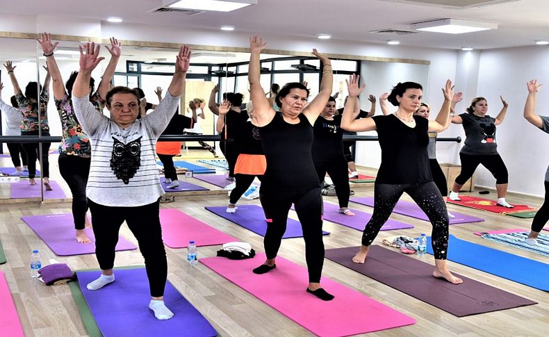 Bornova'da stresin ilacı: Yoga