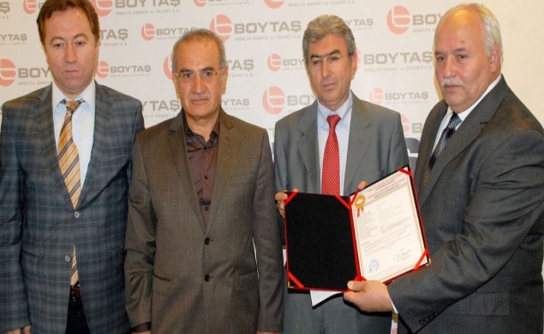 Boytaş, mobilya ürünlerine 'insan sağlığı için uygunluk belgesi' aldı