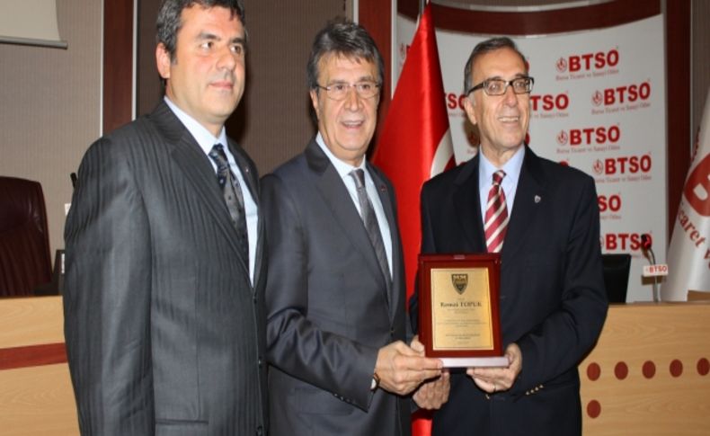 BTSO Meclis Başkanı Topuk'tan Mülkiyelilere: Bu toprakları unutup gitmeyin