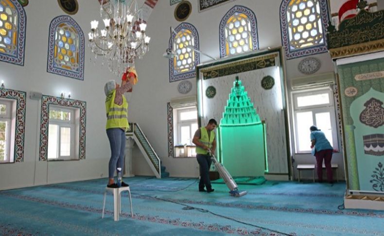 Buca’da camilere Ramazan temizliği