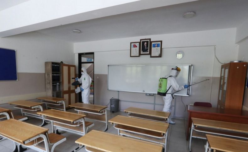 Buca'da okullar yüz yüze eğitime hazırlanıyor