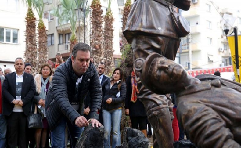 Buca şehit madencileri andı