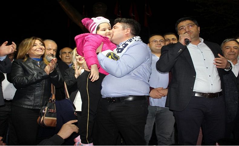 Buca sokaklarında Erhan Kılıç coşkusu