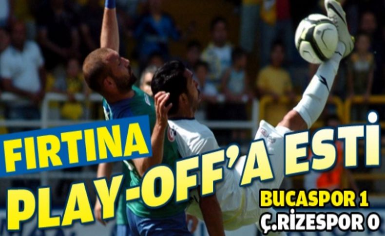 Bucaspor play-off'ta