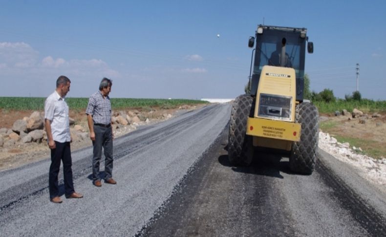 Buğday pazarı yolu asfaltlandı
