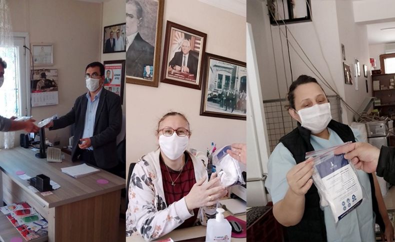 Büyükşehir’den muhtarlara hijyen paketi