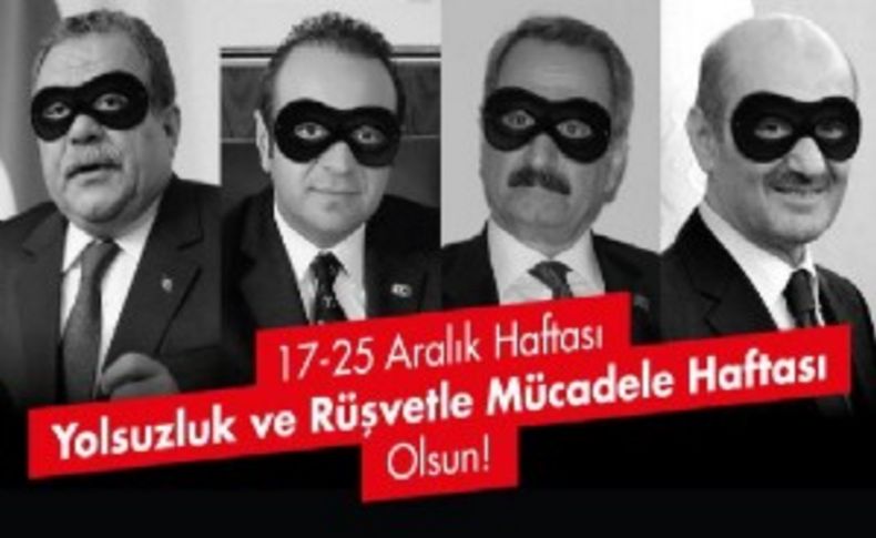 CHP Ankara'dan Aydın'a afiş desteği