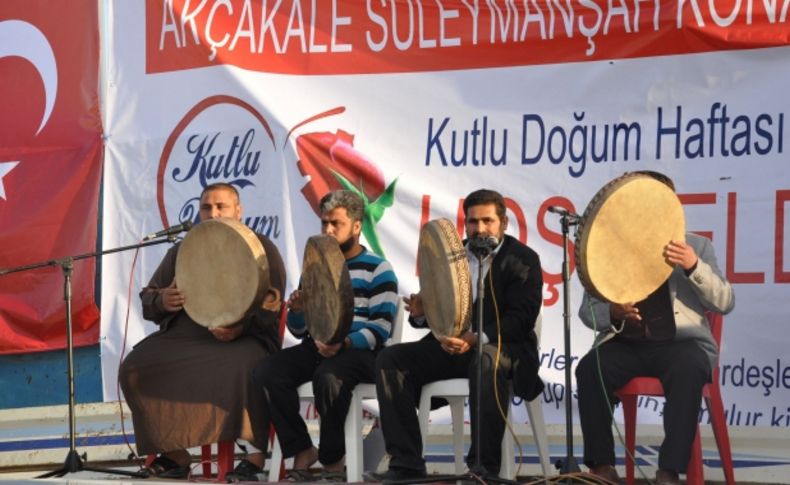 Çadır kentte Kutlu Doğum coşkusu