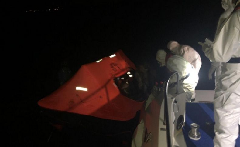 Can salındaki 9 sığınmacı kurtarıldı