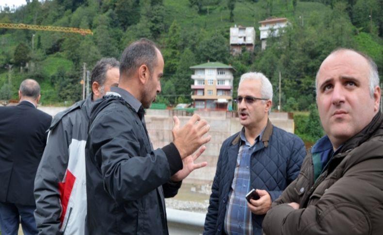 Çayeli'nde şebekeye su verilmeye başlandı